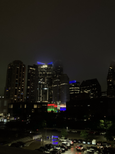 POST Market rooftop - best view in Houston