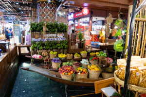 Iconsiam Bangkok floating market.